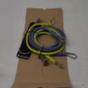 RBX 6 Piece Home Gym Resistance Kit - Light, Medium, Heavy Resistance Bands, Grip Handles, Door Anchor, Ankle Strap & Carry Bag