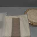 Handmade Boho Placemats Set of 6 - Natural Cotton Burlap and Water Straw Woven Combination Table Mats, Macrame Décor and Farmhouse Style Placemats, for Dining Table Kitchen