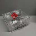 mDesign Kitchen Cabinet and Pantry Storage Organizer Bins - Pack of 4, Shallow, Clear (10 x 6 x 3)