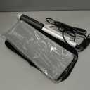 VGR Dual Voltage(100~250V) Travel Curling Iron with European Plug Adapter for International Travel, Europe Travel Essentials for Women, European Travel Must Haves