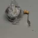 Mason Jar Coffee Grinder, Manual Coffee Grinder Lid Attachment for Regular Mouth Mason Jars, Stainless Steel Mason Jar Lid and Ceramic Burr, Ideal for Camping & Home Barista