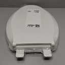 KOHLER 4636-RL-96 Cachet ReadyLatch Elongated Toilet Seat Slow Close Soft Close, Toilet Seat Quiet Lid, Contoured Grip-Tight Bumpers Installation Hardware, Apartment Essentials, Biscuit