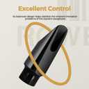 ROWELL Jazz Soprano Saxophone Mouthpiece Professional Sax Mouthpiece Warm Bright Tone for Students & Pros,Ideal for Modern Jazz, Pop, Funk Music