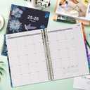 2025-2026 Appointment Book, 25-26 Planner Quarter-Hourly, Weekly & Monthly - from July 2025 - June 2026, A4 Weekly Planner with Colorful Tabs, Hardover, Note Pages, Pockets, Spiral Binding (8.5"x11")