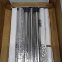 Wall Mount Roll Rack Holder - Adjustable 2 to 5ft, Heavy Duty