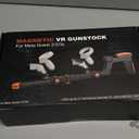 Tyasoleil VR Handle Accessories Compatible with Meta Quest 2,3,3S, Humanized Weighted Gun Stock, Enhance Control Feel, Realistic FPS Gaming Experience