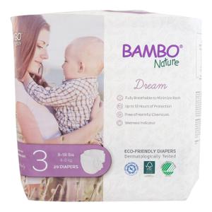 Bambo Nature - Diapers Size 3 - Case Of 6-29 Ct Each