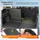 powoq Cargo Mat Compatible with 2021-2026 Jeep Grand Cherokee L Overland