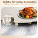 Monteka Warming Mat for Food 24.8"15", Electric Warming Trays with APP & Button Control, Silicone Fast Heating Mat for Countertop, Rollable Dishwasher Safe Food Warmer for Parties Buffets Home Travel