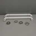 Grab Bars for Shower,2 PACK 20 Inch Shower Handle Bath Grab Rails with Anti-Slip Grip and Safety Luminous Circles,Stainless Steel Bath Handle Bathroom Grab Bar for Seniors, and Disability.