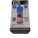 Hy-Impact Better Blender 16 Oz Cordless USB Rechargeable Turbo Power