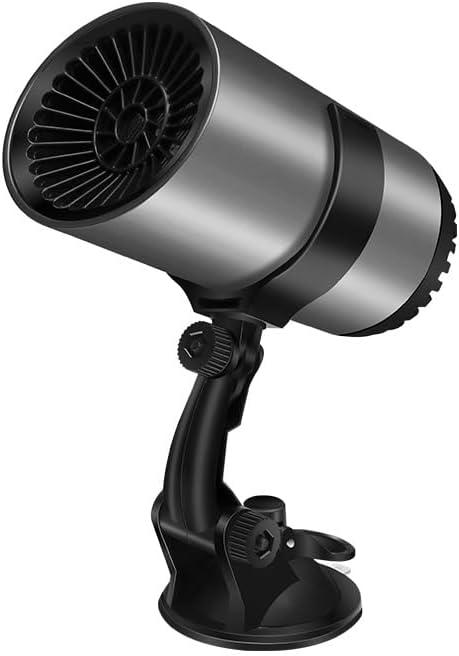 2in1 Portable Car Heater Cooling Fan, 2026 Upgraded 12V Fast Heating Car Defroster Windshield Heater, Plugin Space Car Heaters for Vehicle for Winter