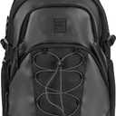 Champion Summit Backpack with Padded Straps, Sternum Strap, Waist Strap, Laptop Compartment for Travel, Outdoor, Commute, Black, One Size