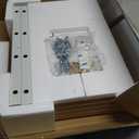 TEAMIX 2 Pack Monitor Stand Riser-20 inch, Wooden Desktop Riser for TV/PC/Laptop/Printer, Cozy Monitor Riser with Storage, Computer Stand Space-Saving (Maple)