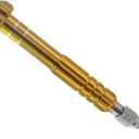 Stainless Steel Badminton Racket Awl Straight Stringing Tool Badminton Racquet Eyelets Grommets Remover Stringers Tools (Yellow)