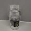 Sliner 50 Set 2026 Graduation Plastic Cup Disposable with Lid and Paper Straw 16 oz Clear Drinking Cup for College High School Grad Party Supplies Decoration Festivities(Gold and Black)