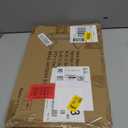 AMHANCIBLE C Shaped End Table Set of 2, Couch Tables That Slide Under, TV Trays, Side Tables for Living Room, Snack Table for Small Space, Black HET02BBK