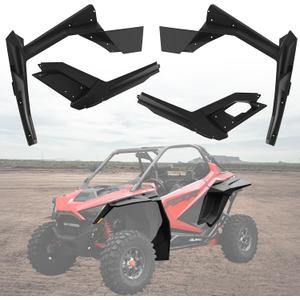 Fender Flares for RZR PRO XP/XP 4 2020-2023, Front & Rear Heavy Duty Wider Mud Flaps Kit for 2022+ PRO R/Turbo R/Turbo R 4, Extended Exterior Accessories (Replace #2884685)