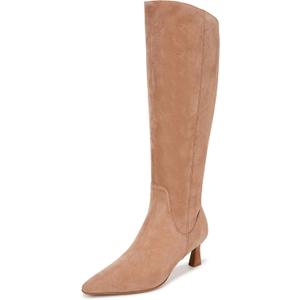 Naturalizer Womens Deesha Fashion Boot Café Suede Narrow Calf, Size 8 M