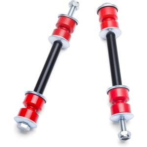 Sway Bar Link for Chevy Silverado 1500, Stabilizer Links with PU Bushings Connect Anti Roll Bar to Control arms, Fits GMC Escalade Avalanche Suburban Front Suspension System Replace OE K700538 K700432 (2007-2018 Silverado Sierra 1500)