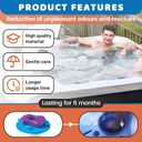 2 Packs Hot Tub Spa Mineral Filter Cartridge for Dimension One Spa Filter - 01512-261 Spa Replacement Parts - Compatible with Vision Hot Tub Filter - Purple & Orange