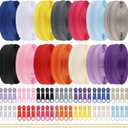 DOITEM 42 Yards 14 Pieces Coil Zippers Assorted Nylon Zipper with 56 Sliders, 14 Color for DIY Tailor Sewing Crafts