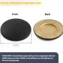 Allstare DG62-00067A Surface Large Burner Cap Replacement for Samsung Gas Range Parts NX58H5600SS/AA NX60T8311SS/AA NX60A6511SS/AA 3.74 Inch Samsung Gas Stove Burner Flame Cap Range Burner Head 1 Pc