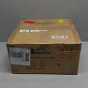 Braxio White Decorative Bowl  Resin Ruffle Bowl for Entryway, Dining Table Centerpiece, Fruit or Key Holder for Modern Home Decor, 12 Inch Art Deco Style