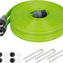 Sprinkler Soaker Hose 25FT 2Pack, Watering Hose with Holes, High-Efficiency Sprinklers System for Garden and Lawn with Staples