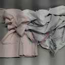 Baby Pink Modern Pinch Pleated Curtains & Drapes 84 Inch Length 2 Panels Set for Living Room, Blackout Thick Linen Blend Thermal Privacy Baby Girls Room Window Curtain with Hooks Ring 40"x84"