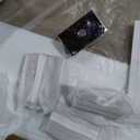 Bathroom Shower Glass Door 32 * 78" - 5/16"(8mm) Thick Clear Tempered Glass Panel, Fixed Hinged Framless Shower Glass Door with Clamps, Chrome