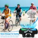 CDYWD Oversized Bike Seat for Men & Women, Comfortable Gel Padded, Extra Wide Bicycle Seat Cushion Comfort, Replacement Saddle for Peloton, Stationary Exercise Bike, Mountain Bike, Cruiser, City Bike