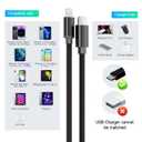 for USB C to Lightning Cable 15FT/5M 1 Pack MFi Certified 27W PD Fast Charging Braided Extra Long iPhone Charger Cord Compatible with iPhone 14/13/12/11 Pro Max/XS MAX/XR/SE/8/ipad/7/6 Plus