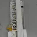 Wall Mounted Clothes Drying Rack, Laundry Drying Rack Wall Mount, 3-Fold Drying Rack Clothing, Foldable Clothes Drying Rack with 12 Dual Hooks Organization for Laundry Room Indoor - White