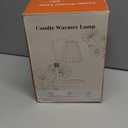 Candle Warmer Lamp, Wax Melt Warmer with 2 Bulbs for Scented Jar Candles, with Timer Dimmer Adjustable Height, Home Decor Gift for Girl Friend Mom Sister Women, No Flame No Smoke Warming Light, Amber