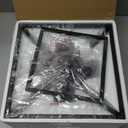 4 Light Chandelier, Industrial Ceiling Light Black Lantern Light Fixtures with Farmhouse Metal Cage Adjustable Height Rustic Geometric Hanging Light E12 Base for Kitchen Island, Entryway, Indoor