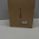 Dusk to Dawn Outdoor Pendant Lights for Porch, Farmhouse Black Outdoor Chandelier for Gazebo, Exterior Hanging Porch Light Fixture with Seeded Glass for Front Door Patio Foyer Entryway