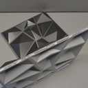 Art3d Decorative 3D Wall Panels in Diamond Design, 11.8"x11.8" Matt White (33 Pack)
