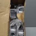 DNB Mahjong Rack Pusher Set - 4 Transparent Acrylic Mahjong Rack with Built in Pushers Set - Clear