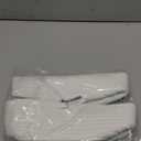 2 Pack ABenkle Small Storage Baskets, Natural Cotton Rope Woven Baskets for Organizing, Tiny Oval Storage Easter Baskets, Small Basket, Cat Dog Toy Baskets, Bathroom Organization Bin (White)