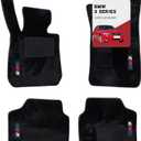 Custom 3D car mats for BMW 3 Series 2008-2012 (320i, 325i, 328i, 330i, 335i, M3) Glowing Wool Carpet Car Mats - Custom Fit, Anti-Slip, All-Weather Protection with Logo