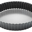 Deep Dish Quiche Pan, 11” x 2” Tall Pie Pan Deep Tart Pan with Removable Bottom, Nonstick Large Fluted Tart Mold Loose Base Round Deep Pizza Pan for Baking Easter Pie