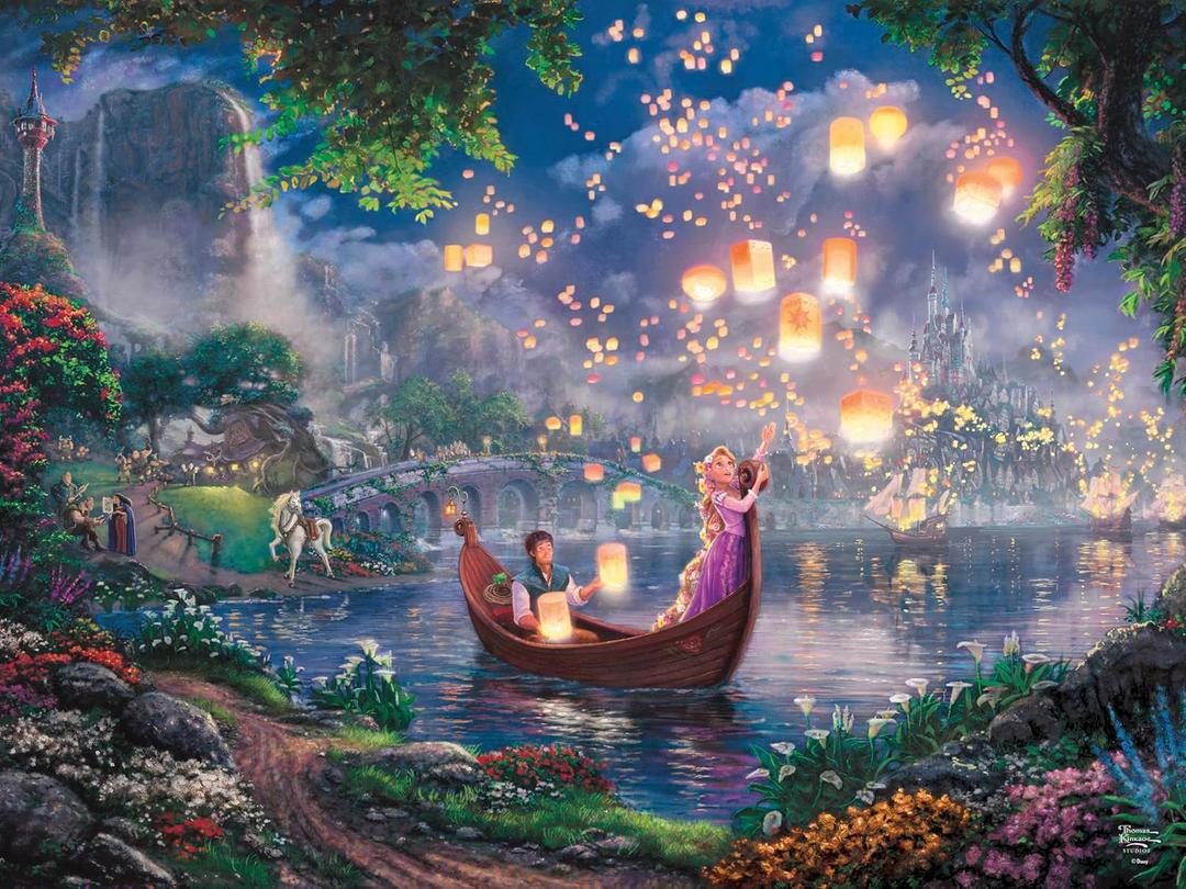 Ceaco - Thomas Kinkade - Disney - Tangled - 500 Piece Jigsaw Puzzle