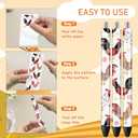 Chicken UV DTF Stickers - 48 Sheets Chicken UV DTF Pen Wraps, Farm Animal UVDTF Transfer Decals for Pens, Waterproof Rub on Stickers, DIY Pen Crafts