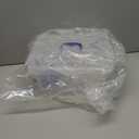 9 Quart Clear Storage Latch Bins with Lids/Handle, Plastic Clear Stackable Box, 9-Liter (2 Pack)