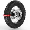 1PZ 12mm Axle Wheel Disk Brake 80/100-12 Tire Tube 12 inch Rear Rim