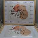 24x30 Frame Set of 2, Natural Oak Wood Style - Display 18x24 Picture Frame with Mat or 24 x 30 Poster without Mat, Wall Mounting Horizontal and Vertical