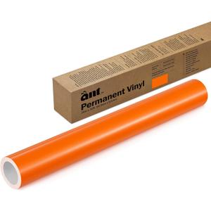 ANT Orange, 24" x 30, Permanent Vinyl Roll, Adhesive Vinyl Roll, for DIY Project, Decal, Sticker, Compatible with Cricut, Cameo, Silhouette, Weather-Resistant