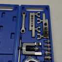 Thorstone Single Flaring Tool & Swaging Tool Kit for HVAC, Tubing, Copper Pipe Flaring with Tubing Cutter and Ratchet Wrench, 45 Degrees, Blue