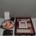 Indoor Basketball Hoop Pro for Kids, Over The Door Basketball Hoop with LED Light/Scoreboard/4 Balls- Upgraded Anti-Impact Backboard, Basketball Toys Gifts for 6 7 8 9 10 11 12 Year Old Boys (Red)